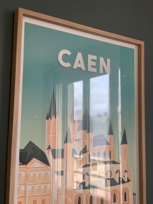 Appart 90M2 Lumineux, Centre, Vue Eglise Penchee Caen Exterior photo